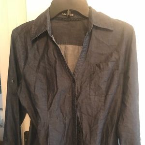 FINAL PRICE DROP ‼️ Woman’s dark blue button down